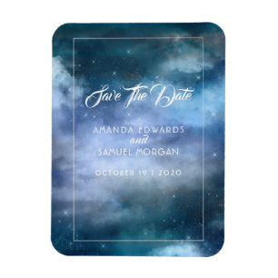 On Cloud Nine Wedding Magnet