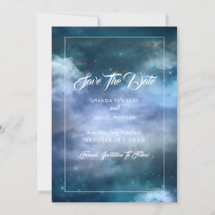 On Cloud Nine Wedding Save The Date