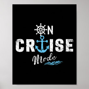 On Cruise Mode Cruise Family Vacation Cruise Mode  Poster