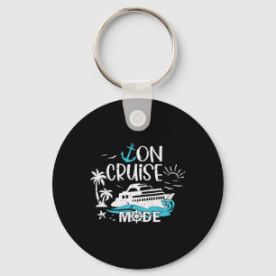 On Cruise Mode Family Vacation Matching Ferry Crui Key Ring