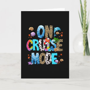 On Cruise Mode Tee Matching Cruise Cruising Boat S Card