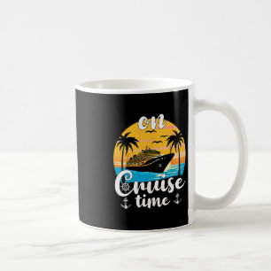 On Cruise Time Beach Summer Vacation Matching Fami Coffee Mug