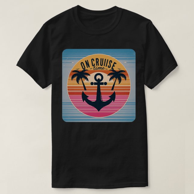On Cruise Time Cruise Squad Matching Family Summer T-Shirt (Design Front)