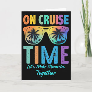 On Cruise Time Family Hamas Alaska Cruise Vacation Card