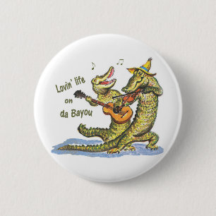 On da Bayou 6 Cm Round Badge
