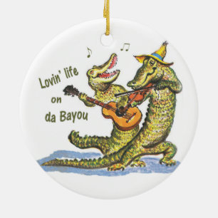 On da Bayou Ceramic Tree Decoration