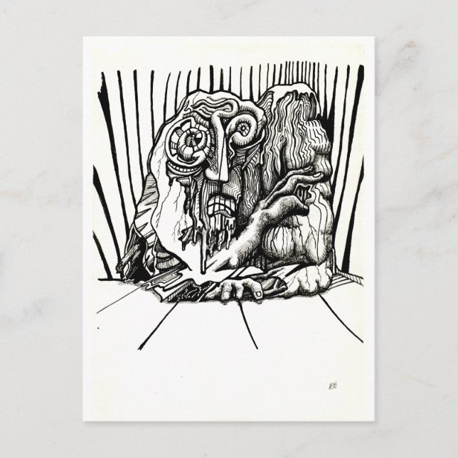 On Edge, by Brian Benson Postcard (Front)