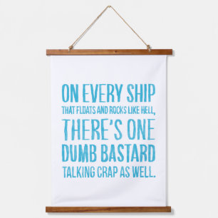 On Every Ship Hanging Tapestry
