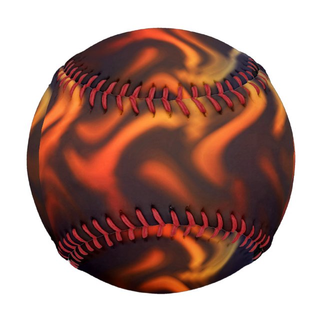 On Fire- Baseball-Design 2 Baseball (Back)