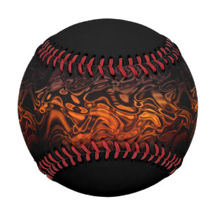 On Fire- Baseball-Design 3 Baseball