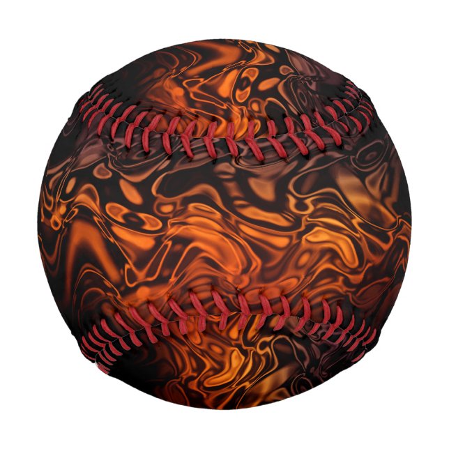 On Fire- Baseball-Design 4 Baseball (Front)