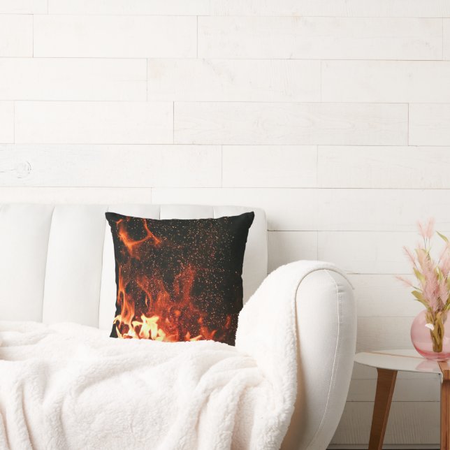 On fire cushion (Couch)