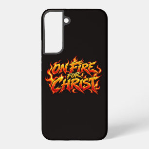 On fire for Christ Samsung Galaxy Case