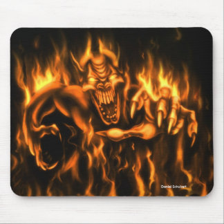 On Fire: Mauspad Mouse Pad