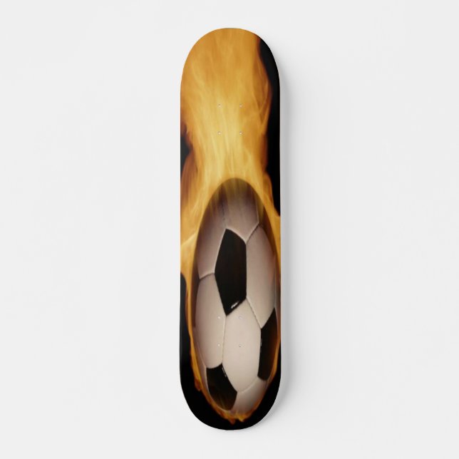 On Fire Skateboard (Front)