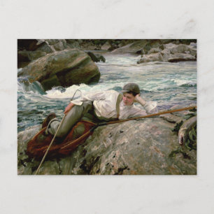 On His Holidays, Norway by John Singer Sargent Postcard