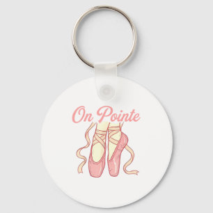 On Inte Ballet Funny Ballerina Pun Dance Key Ring