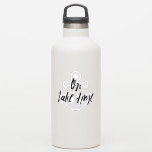 On lake Time Anchor Water Bottle Tumbler