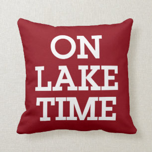 On Lake Time Cushion
