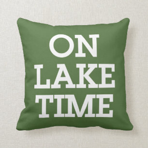 On Lake Time Cushion