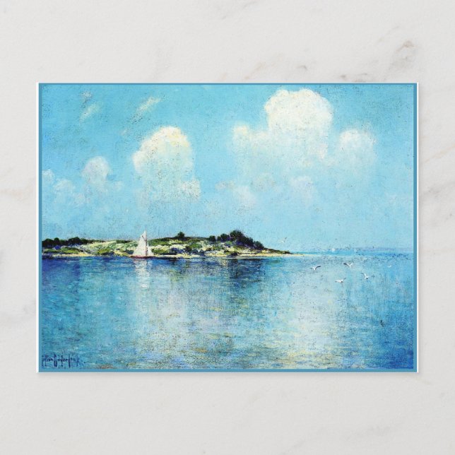 On Long Island Sound near Shelter Island Postcard (Front)