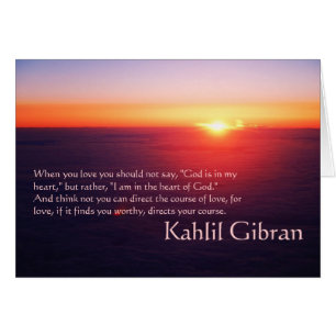 On Love - The Prophet by Kahlil Gibran