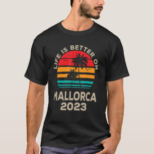 on Mallorca 2023 Palmen Sunset Outfit T-Shirt