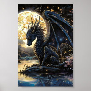 On Moonlit Ledge Print & Downloadable