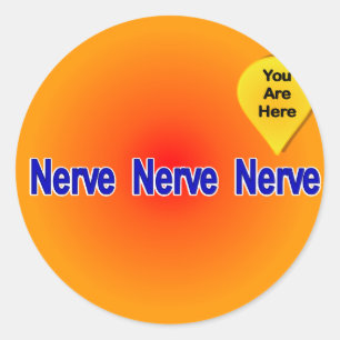 On My Last Nerve Classic Round Sticker