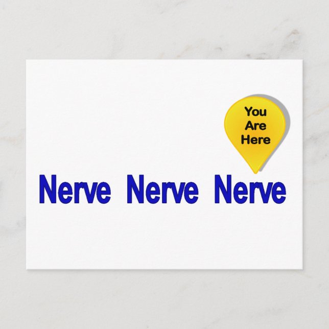 On My Last Nerve Postcard (Front)