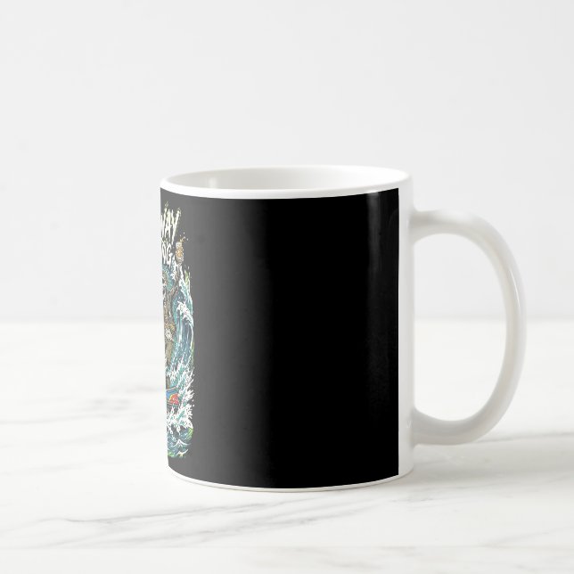 On my way making bad decisions skeleton vacation  coffee mug (Right)