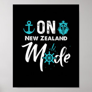 On New Zealand Mode Cruise Shirt New Zealands Shir Poster