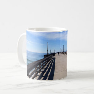 On Newport Pier, Newport Beach, California Coffee Mug