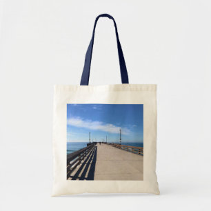On Newport Pier, Newport Beach, California Tote Bag