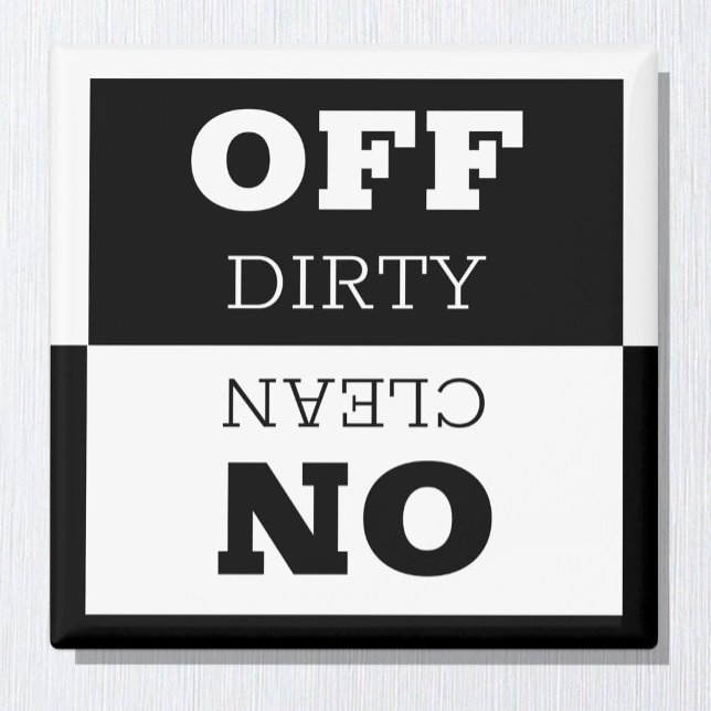 On / Off In use sign & Clean / Dirty dishwasher Magnet (Creator Uploaded)