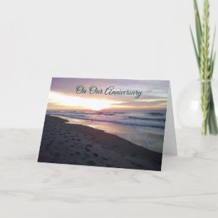 ON OUR ANNIVERSARY LOVE "YOU"/ ONLY YOU SUNSET CARD