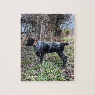 On point puppy jigsaw puzzle