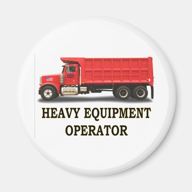 ON ROAD DUMP TRUCK MAGNET (Front)