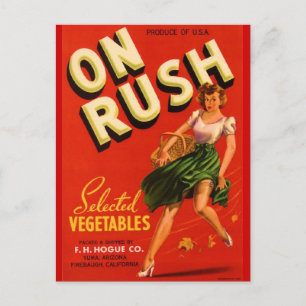 On Rush Postcard