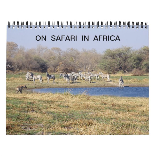 ON SAFARI IN AFRICA CALENDAR (Cover)