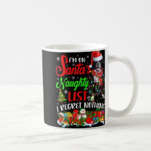 On Santas Naughty List Xmas Boxer  Coffee Mug