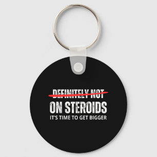 On Steroids Confirmation  Key Ring