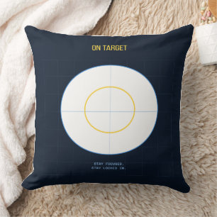On Target — 90s Maximalist Throw Pillow Retro
