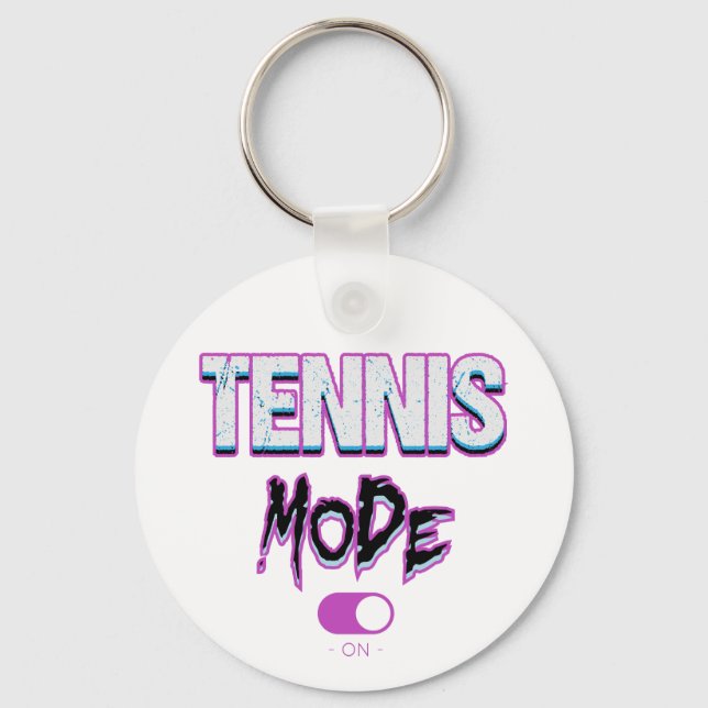ON Tennis Key Ring (Front)