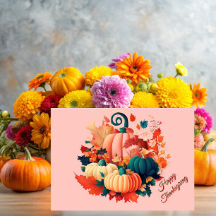On Thanksgiving we give thanks Card
