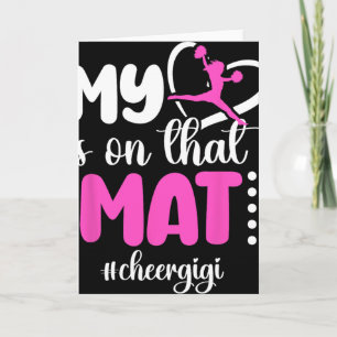 On That Mat Cheer Gigi Cheerleading Gigi Cheerlead Card