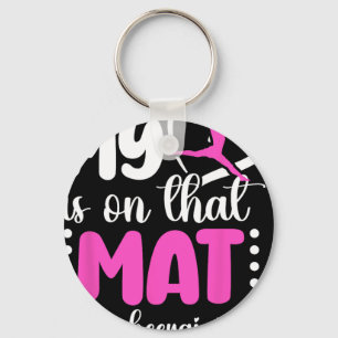 On That Mat Cheer Gigi Cheerleading Gigi Cheerlead Key Ring