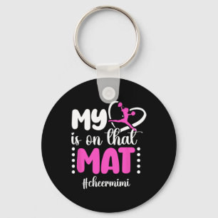 On That Mat Cheer Mimi Cheerleading Mimi Cheerlead Key Ring