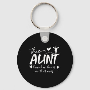 On That Mat Karate Aunt Karate Auntie 3 Key Ring