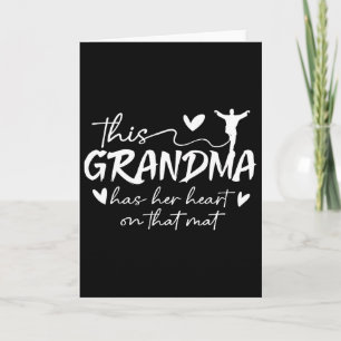 On That Mat Karate Grandma Karate Grandmother 1 Card